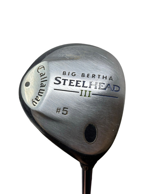 Vist Large View of Product Image Which is Used Callaway BIG BERTHA STEELHEAD III Mens Fairway Wood RH 5 Wood