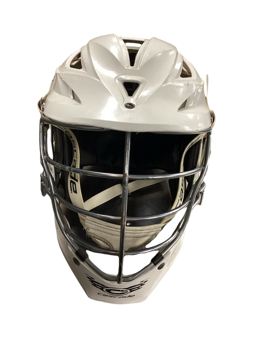 Vist Large View of Product Image Which is Used Cascade R Lacrosse Helmet White One Size