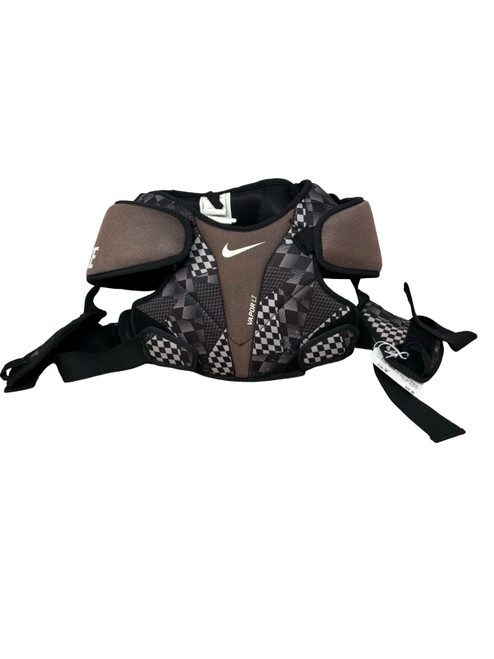 Vist Large View of Product Image Which is Used Nike VAPOR LT Lacrosse Shoulder Pads Black SM