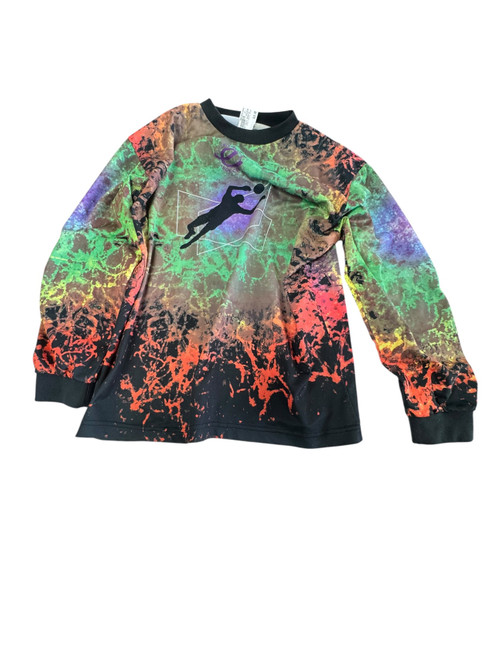 Vist Large View of Product Image Which is Used GOALIE SHIRT Soccer Goalie Top Adt Green SM