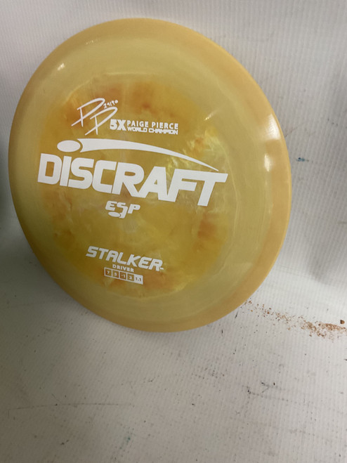 Vist Large View of Product Image Which is Used Discraft ESP STALKER Disc Golf Driver Natural