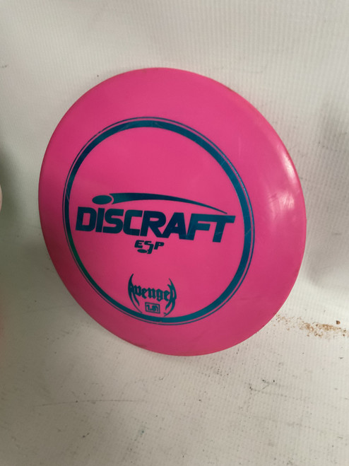 Vist Large View of Product Image Which is Used Discraft ESP AVENGER Disc Golf Driver Pink