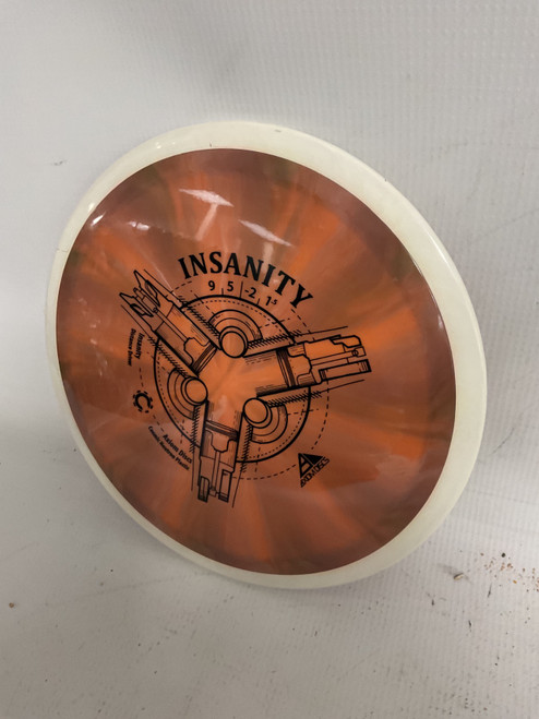 Vist Large View of Product Image Which is Used Axiom COSMIC NEUTRON INSANITY Disc Golf Driver Orange