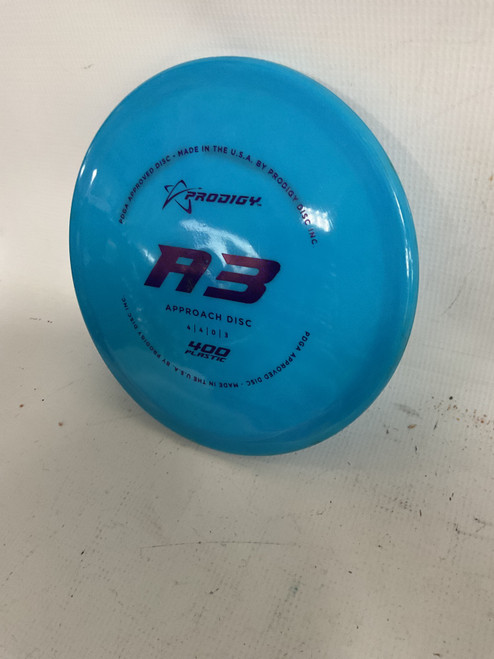 Vist Large View of Product Image Which is Used Prodigy 400 A3 Disc Golf Putter Royal Blue