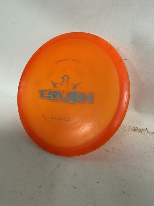 Vist Large View of Product Image Which is Used Dynamic Discs LUCID TRUTH Disc Golf Mid Range Orange