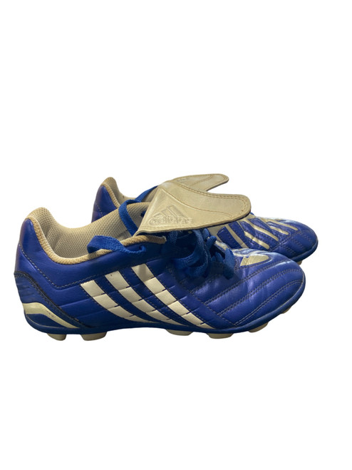 Vist Large View of Product Image Which is Used Adidas Soccer Cleats Navy Blue Junior 03.5