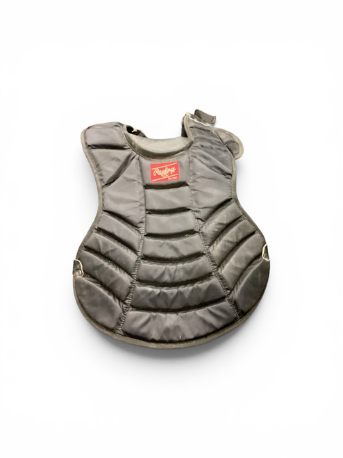 Vist Large View of Product Image Which is Used Rawlings CHEST PROTECTOR Catchers Chest Protector Black Junior