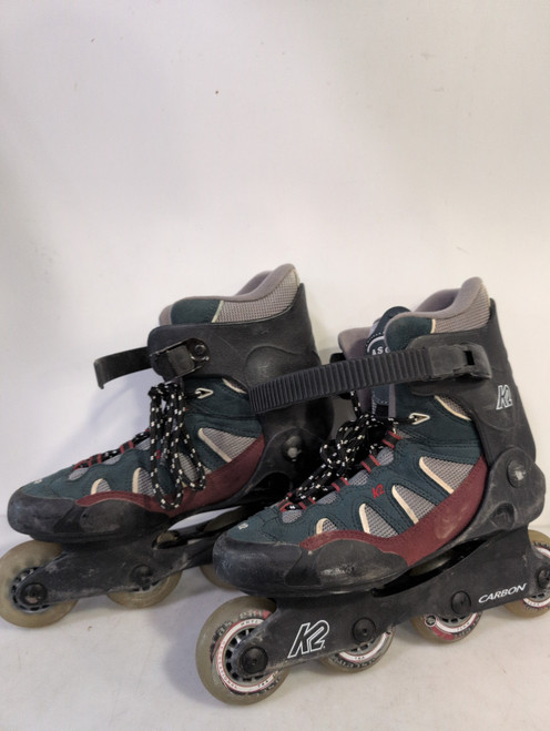 Vist Large View of Product Image Which is Used K2 CARBON Senior Rec Fitness Skates Black Senior 9