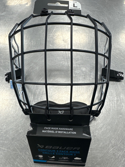 Vist Large View of Product Image Which is New BAUER CONTOUR 3 FACEMASK S26-L