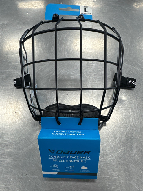 Vist Large View of Product Image Which is New BAUER CONTOUR 2 FACEMASK S26-L