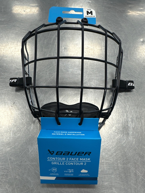 Vist Large View of Product Image Which is New BAUER CONTOUR 2 FACEMASK S26-M