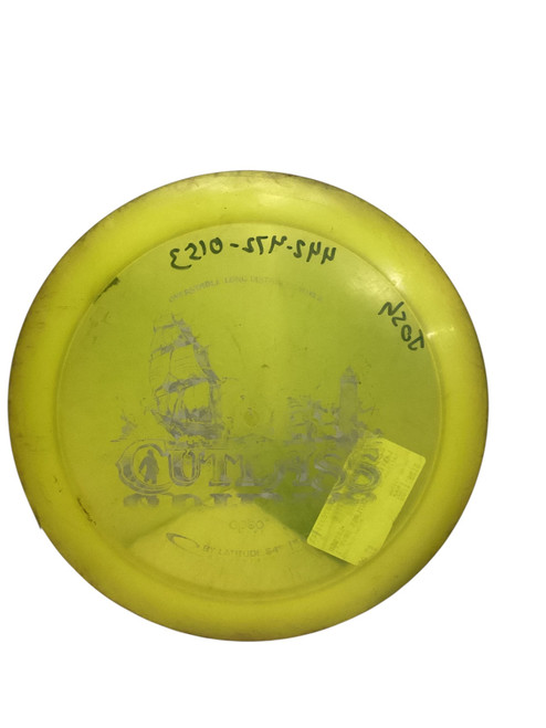 Vist Large View of Product Image Which is Used Latitude 64 CUTLASS Disc Golf Driver Yellow 176g