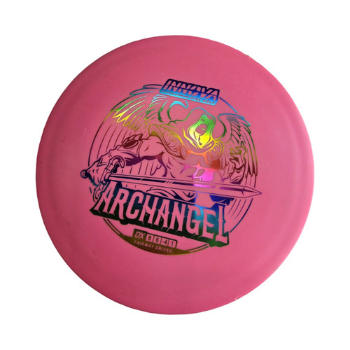 Vist Large View of Product Image Which is Used Innova ARCHANGEL DX DRIVER Disc Golf Driver Pink