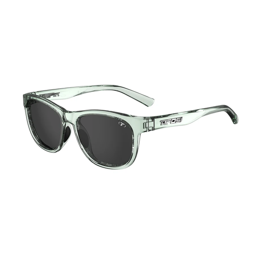 Vist Large View of Product Image Which is New Tifosi Swank Biking Glasses- Bottle Green Frame/Smoke Tint Lens