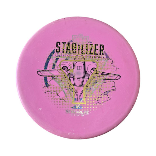 Vist Large View of Product Image Which is Used Streamline STABILIZER MISPRINT PUTTER Disc Golf Putter Pink