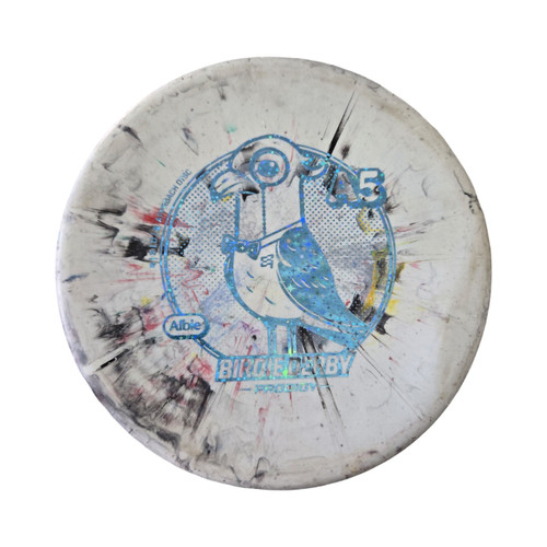 Vist Large View of Product Image Which is Used Prodigy A5 ALBIE BIRDIE DERBY MID Disc Golf Mid Range White