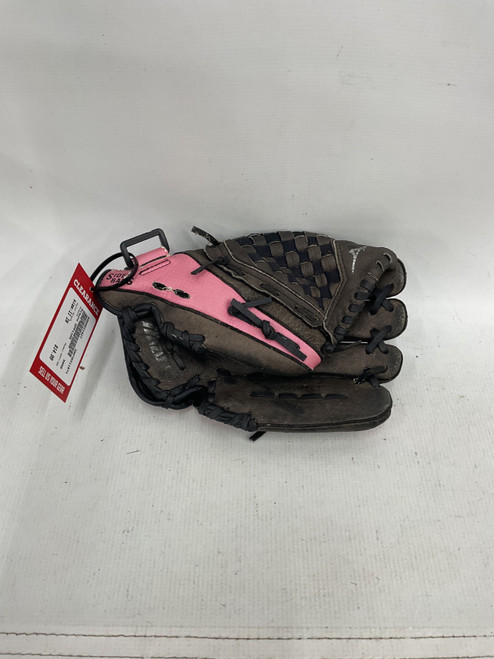 Vist Large View of Product Image Which is Used Mizuno GPP1105 BB/SB Glove RH Throw Black 11"