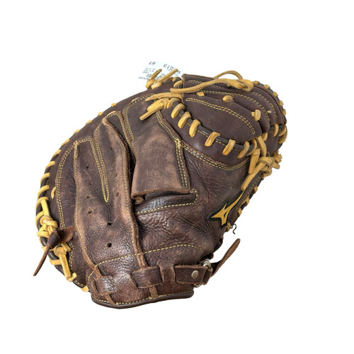 Vist Large View of Product Image Which is Used Mizuno GXC 90B2 BB/SB Catchers RH Throw Brown 33 1/2"