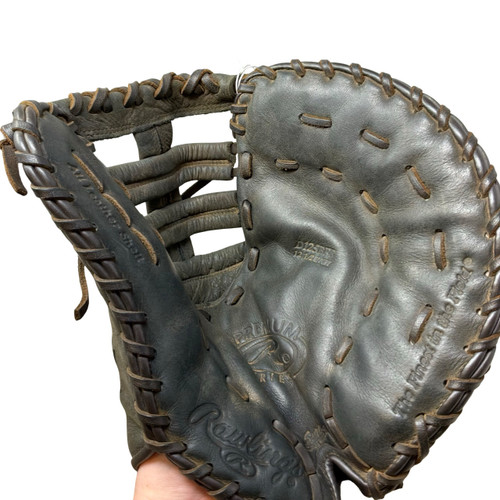 Vist Large View of Product Image Which is Used Rawlings D125BFB RENEGADE BB/SB First Base RH Throw Black 12 1/2"