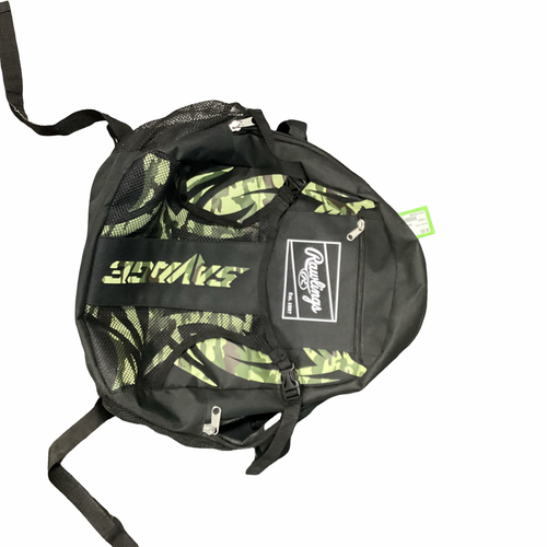 Vist Large View of Product Image Which is Used Rawlings SAVAGE BB/SB Player Backpack Black