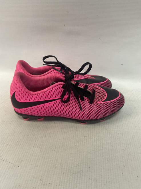 Vist Large View of Product Image Which is Used Nike Soccer Cleats Pink Junior 03