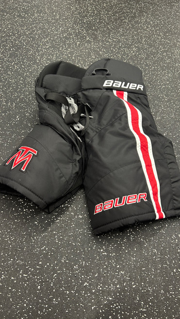Vist Large View of Product Image Which is Used Bauer PRO TEAM Intermediate Pant Black LG