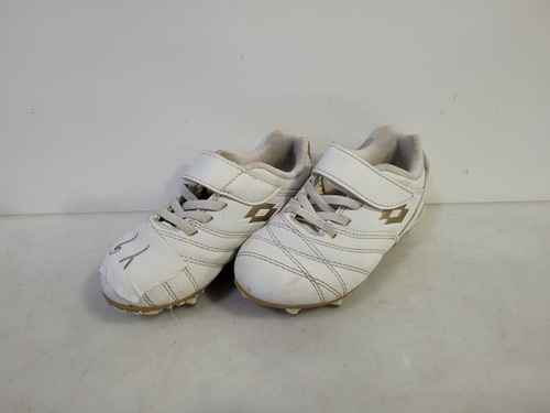Vist Large View of Product Image Which is Used Lotto Soccer Cleats White Youth 09.0