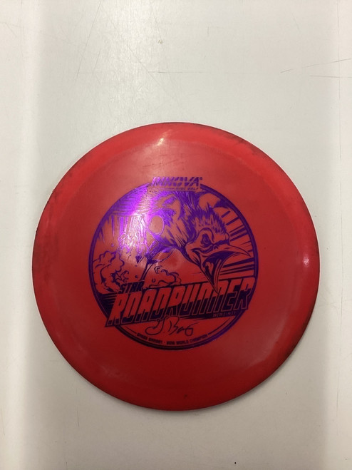 Vist Large View of Product Image Which is Used 135g Innova STAR ROADRUNNER Disc Golf Driver Red