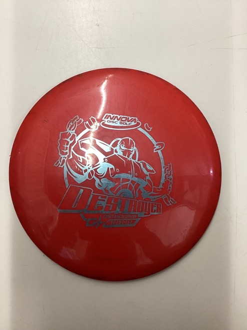 Vist Large View of Product Image Which is Used Innova GSTAR DESTROYER Disc Golf Driver Red 173g