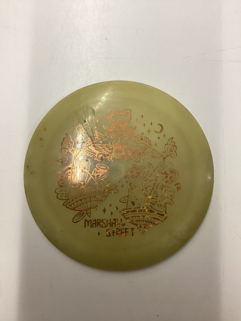 Vist Large View of Product Image Which is Used MARSHALL STREET Disc Golf Driver Yellow 175g