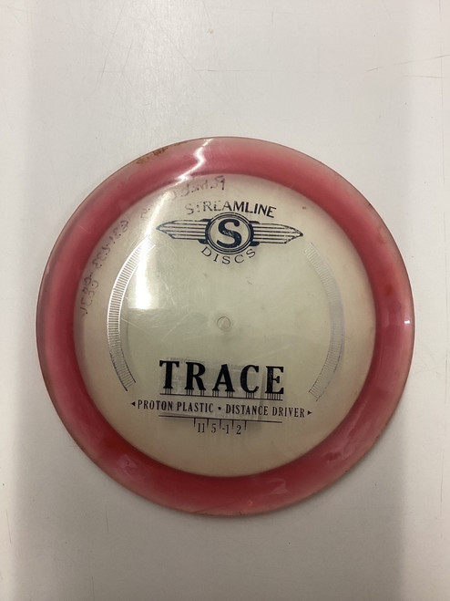 Vist Large View of Product Image Which is Used Streamline TRACE PROTON Disc Golf Driver Red 171g
