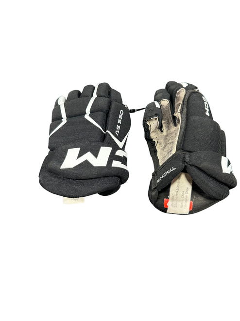 Vist Large View of Product Image Which is Used CCM TACKS AS550 Youth Gloves Black 9"