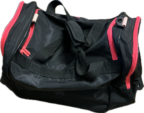 Vist Large View of Product Image Which is Used Adidas Soccer Player Duffel Bag Black