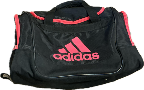 Vist Large View of Product Image Which is Used Adidas Soccer Player Duffel Bag Black