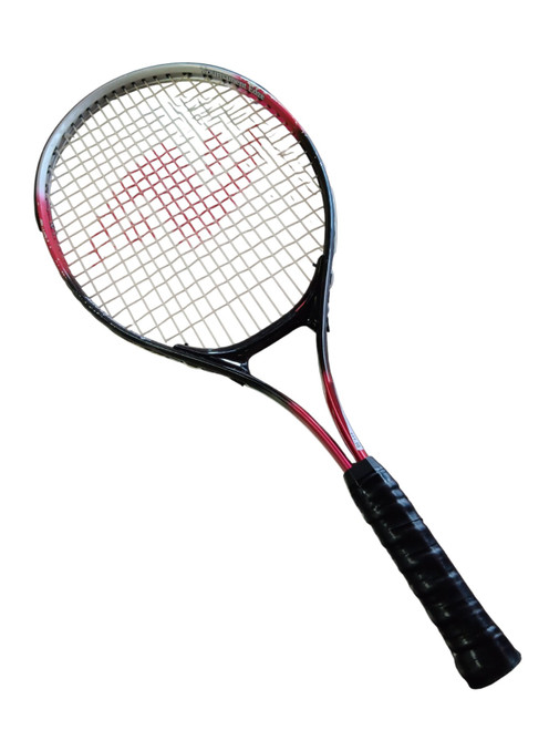 Vist Large View of Product Image Which is Used AERO DYNAMIC Junior Tennis Racquet Black 21"