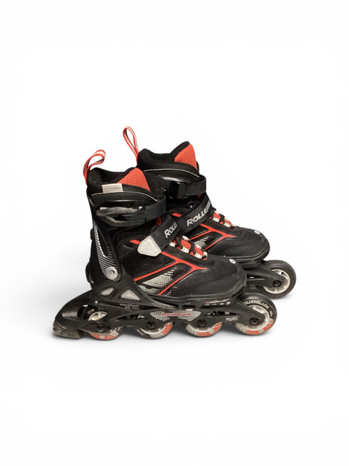 Vist Large View of Product Image Which is Used Rollerblade SPITFIRE 2-5 Junior Rec Fitness Skates Black Junior 02
