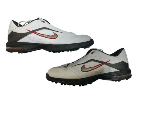 Vist Large View of Product Image Which is Used Nike Mens Golf Shoes White Senior 13