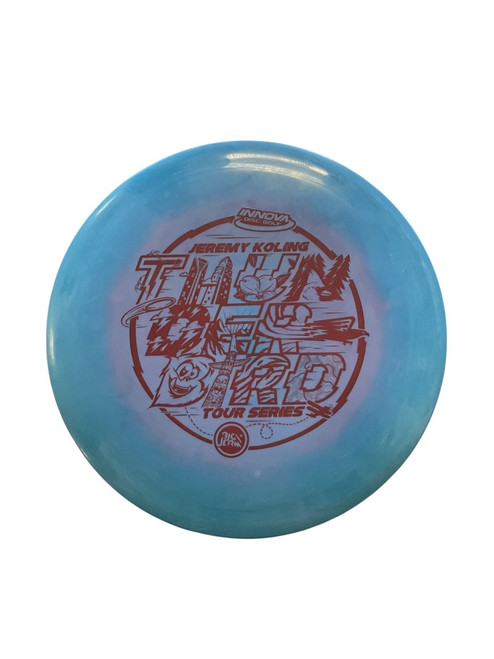 Vist Large View of Product Image Which is Used Innova JEREMY KOLING THUNDERBIRD Disc Golf Driver Royal Blue