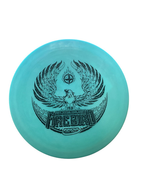 Vist Large View of Product Image Which is Used Innova NATE SEXTON FIREBIRD Disc Golf Driver Green