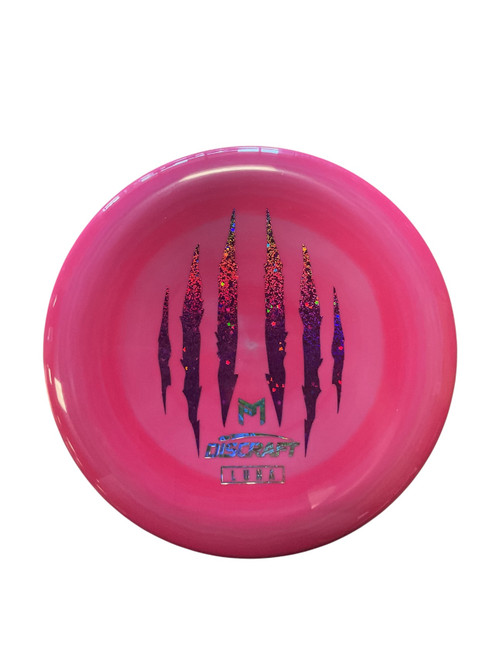 Vist Large View of Product Image Which is Used Discraft ESP LUNA Disc Golf Putter Pink