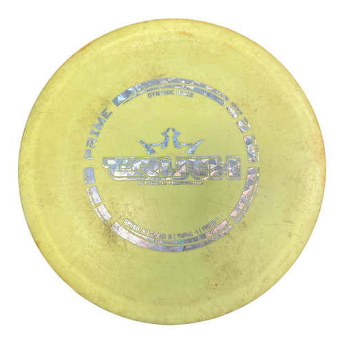 Vist Large View of Product Image Which is Used Dynamic Discs TRUTH Disc Golf Mid Range Yellow 178g