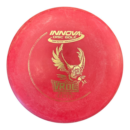 Vist Large View of Product Image Which is Used Innova VROC Disc Golf Mid Range Red 177g
