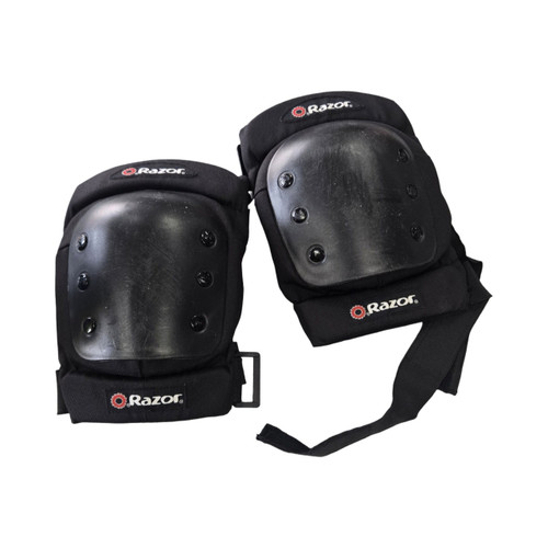 Vist Large View of Product Image Which is Used RAZOR KNEE PADS Inline Kneepads Black LG