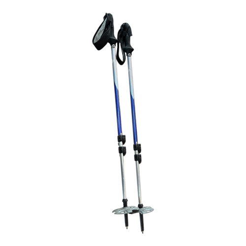 Vist Large View of Product Image Which is Used Black Diamond CONTOUR ADJ Mens DH Ski Pole Royal Blue 135 cm / 54 in