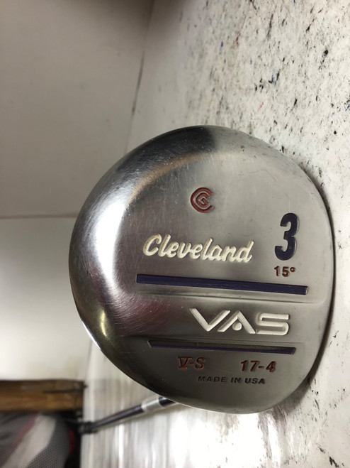 Vist Large View of Product Image Which is Used Cleveland VAS V-S Mens Fairway Wood RH 3 Wood
