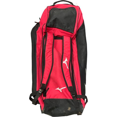 Vist Large View of Product Image Which is Used Mizuno MIZUNO WHEELED CATCHERS BAG BB/SB Player Wheeled Bag Red