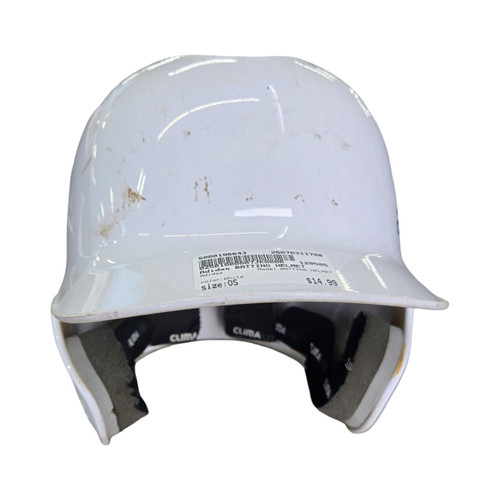 Vist Large View of Product Image Which is Used Adidas BATTING HELMET Batting Helmet No Mask White One Size