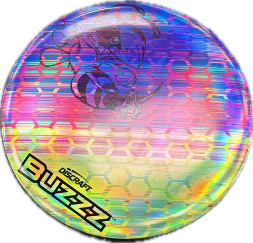 Vist Large View of Product Image Which is Used Discraft FULL FOIL SUPERCOLOR HONEYCOMB Disc Golf Mid Range Purple