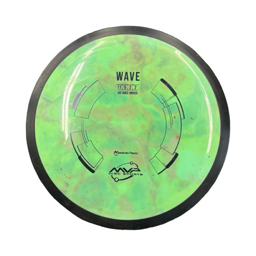 Vist Large View of Product Image Which is Used MVP Neutron Wave Disc Golf Driver Green