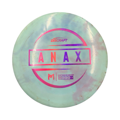 Vist Large View of Product Image Which is Used Discraft PM Anax Disc Golf Driver Royal Blue